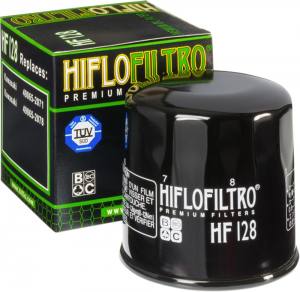 HIFLOFILTRO Ölfilter Schraubkartusche schwarz HF128