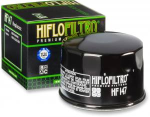 HIFLOFILTRO Ölfilter Schraubkartusche schwarz HF147