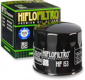 HIFLOFILTRO Ölfilter Schraubkartusche schwarz HF153