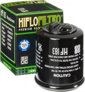 HIFLOFILTRO Ölfilter Schraubkartusche WITH SLOT schwarz HF183