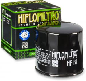 HIFLOFILTRO Ölfilter Schraubkartusche schwarz HF191