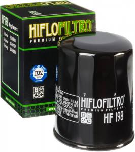 HIFLOFILTRO Ölfilter Schraubkartusche schwarz HF198
