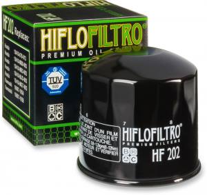 HIFLOFILTRO Ölfilter Schraubkartusche schwarz HF202