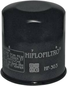HIFLOFILTRO Ölfilter Schraubkartusche schwarz HF303