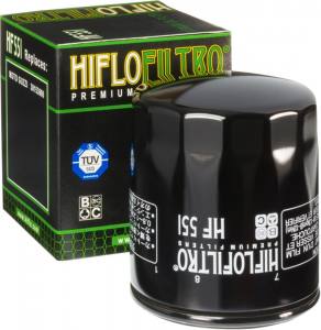 HIFLOFILTRO Ölfilter Schraubkartusche schwarz HF551