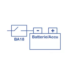 Batterietrennschalter Batterie Trenn Schalter BAAS BA18 12V 160A Diebstahlschutz