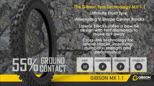 GIBSON® Reifen MX 1.1 FRONT 2.50-10 TT NHS Motocross MX VORN