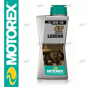 Motorex Legend 4T 20W/50 1L Premium Mineral Oil Motorenoel auf Mineraloelbasis